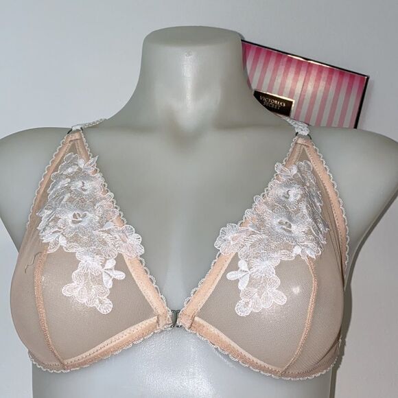 NEW VICTORIA SECRET UNLINED BRAlette Large